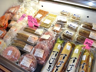 お漬物の直売店